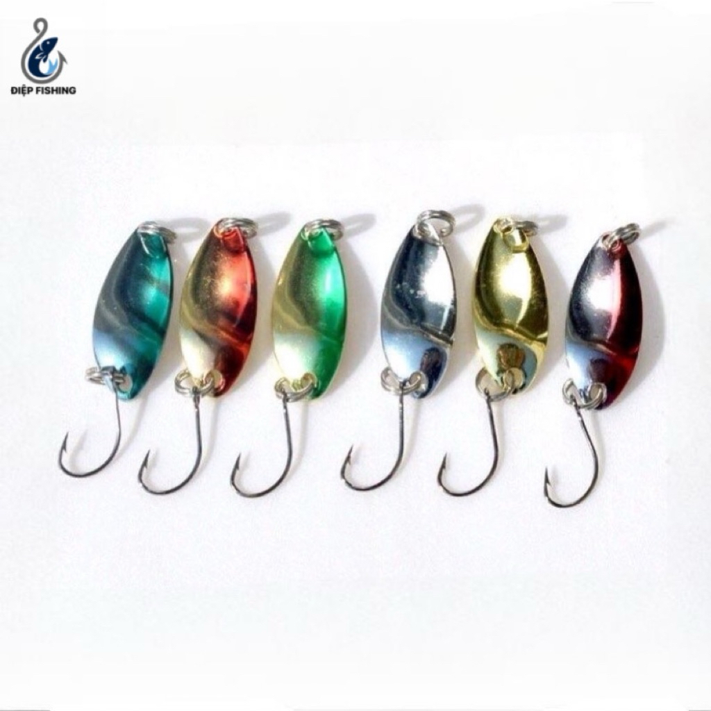 COMBO Mồi thìa lượn câu lure cá suối, mương Đi Câu Bắt Cá Fishing Fish Câu Cá