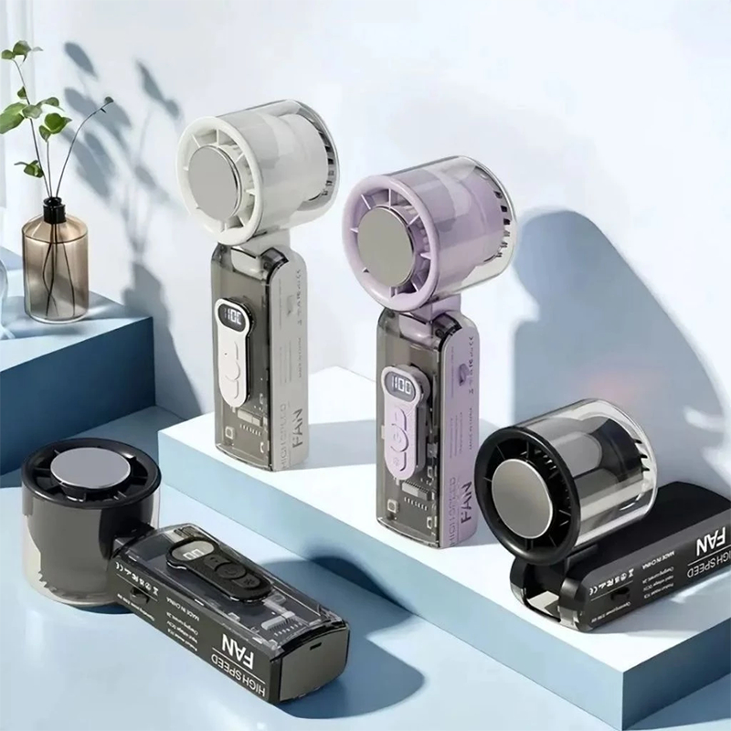 ⚡Quạt Cầm Tay Mini⚡ 100 Độ Gió Mạnh siêu mát 180 độ Xoay Gấp Làm lạnh bán dẫn Quạt tích điện mini | BigBuy360 - bigbuy360.vn