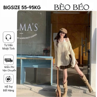 [BÈO BÉO BIGSIZE] SET ÁO YẾM PHỐI LƯỚI KEM KÈM CHÂN VÁY TENNIS FORM BIGSIZE 60-90KG