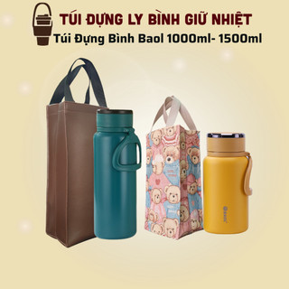  Túi vải đựng bình nước giữ nhiệt Baol WL32 Full dung tích từ 1000ml Tới 1500ml   Túi Hộp   