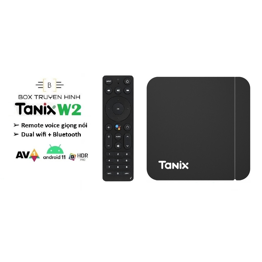 Android Box TX3Mini+ NEW, Android TV 11, Remote voice, wifi 2.4GHz/5Ghz, S905W2, Ram 4GB, Rom 32GB | BigBuy360 - bigbuy360.vn