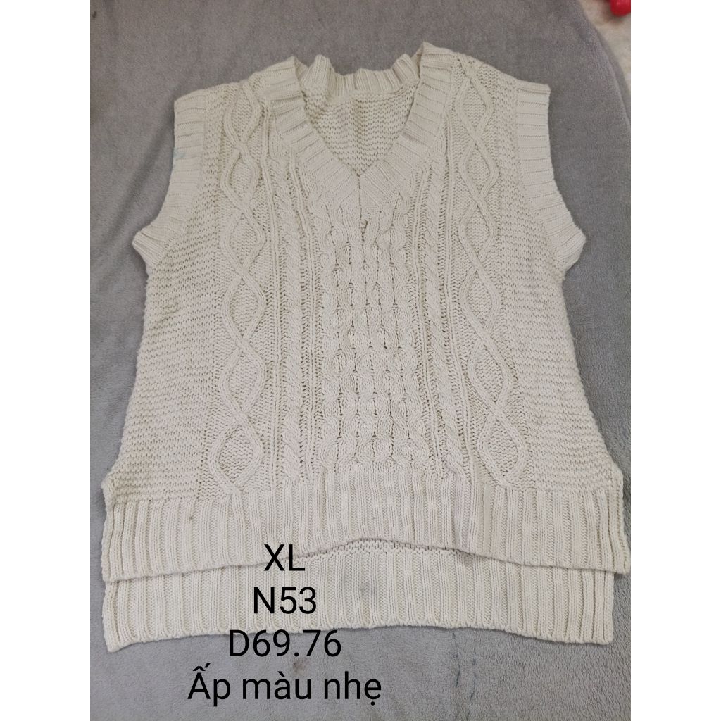 Áo ghile len 2hand vintage