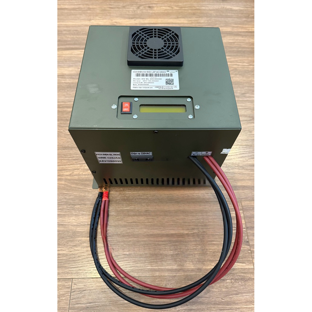 Kích điện Độc Lập Hioki Sin chuẩn 24V-2500W ( Không tích hợp sạc ắc quy )