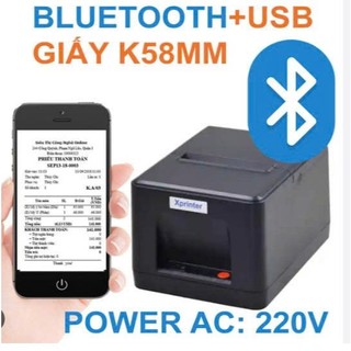 Có Video] Máy In Bill XPRINTER XP-58IIH (USB + Bluetooth)