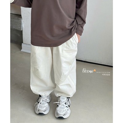 Quần dài kaki Beemo form rộng phối dây rút cá tính dễ mix đồ mặc đi học, đi chơi cho bé từ 9-24kg 4363QBD