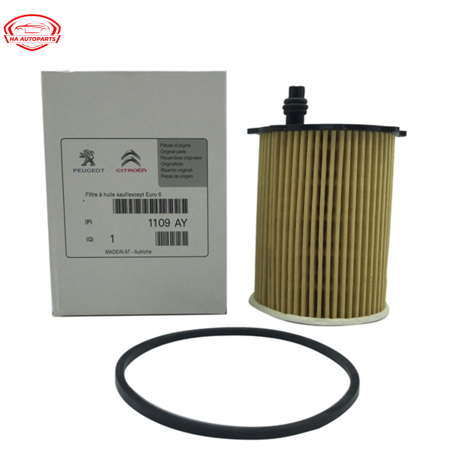 [HAauto] Lọc dầu nhớt Pg 2008/3008/5008 máy DV6 1.6L [9467645080 (1109AY)]