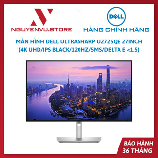  Màn hình DELL UltraSharp U2725QE 27inch  4K UHD IPS Black 120hz 5ms Delta E <1.5  - Hàng chính hãng 