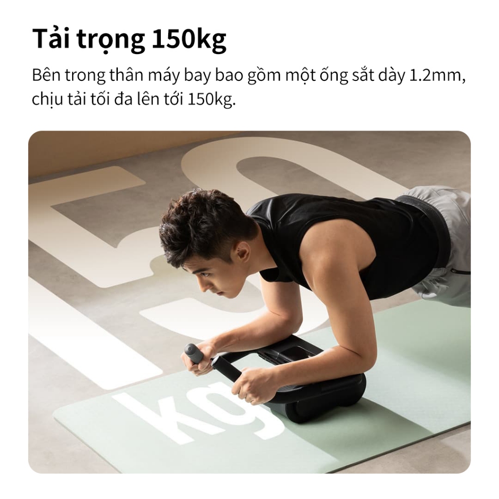 MIJIA Bánh Xe Tập Bụng Thông Minh, 3 Chế Độ Tập, Theo Dõi Thông Minh, Hướng Dẫn APP, Hiển Thị Số Lần