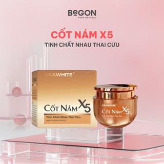  Kem Face Cốt Nám X5 Nhau Thai Cừu - Dưỡng Trắng Đều Màu Da Hỗ Trợ Da Nám Sạm Tàn Nhang Đồi Mồi 30G SICA WHITE 