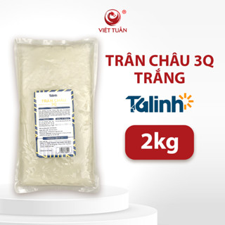Trân Châu 3Q Trắng Hiệu Talinh 2kg( 1 thùng 6 gói, Đơn giá bán theo gói)