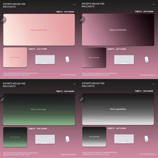 Lót chuột Gradient chữ, pad chuột, DESK MAT, lót chuột gaming đẹp, bo viền chắc chắn