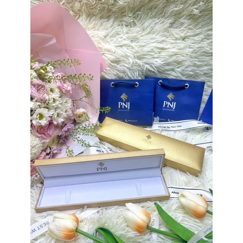 Hộp Lắc Tay / Dây Chuyền PNJ Chính Hãng New