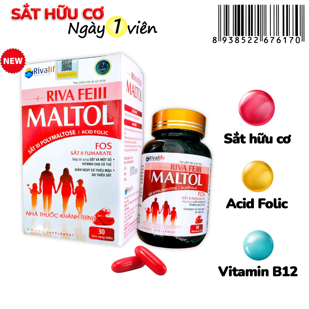 (hộp 100 viên) Bổ máu FE FOLIC - bổ sung sắt và acid folic, hỗ trợ tạo hồng cầu