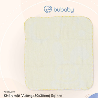 Khăn mặt vuông sợi tre Bu baby cho bé, 30x 30cm