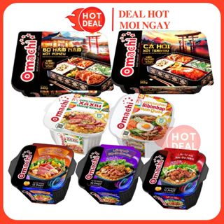 Cơm Tự Chín/Lẩu Tự Sôi OMACHI Cá Hồi Xốt Teriyaki/Bò Hầm Nấm Xốt Ponzu/Xá Xíu Hồng Kông/Bibimbap Hàn Quốc