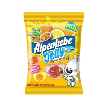 Kẹo dẻo Alpenliebe Jelly trái cây mật ong 92g