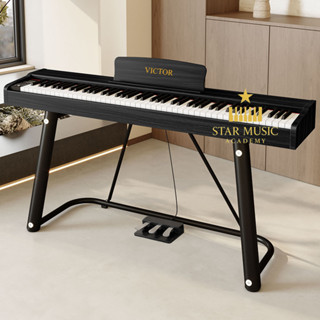  Đàn Piano Điện VICTOR VT02 – 88 Phím – Cảm Ứng Lực – Full Phụ Kiện – Đàn Xịn Chính Hãng - Bảo Hành Lâu Dài 