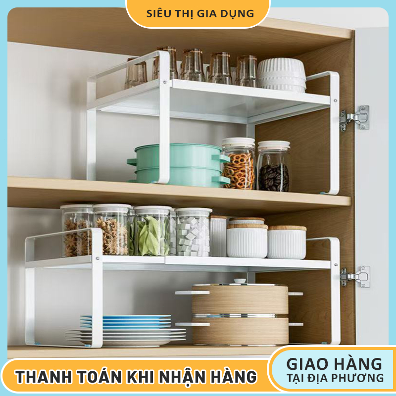 Kệ Gầm Bếp Bồn Rửa  Kệ bếp Đa Năng Kệ Để Xoong Nồi  có thể thu tăng chỉnh tiện lợi | BigBuy360 - bigbuy360.vn