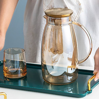  BÌNH THỦY TINH VÀNG ĐUN TRỰC TIẾP |  Bình borosilicate siêu nhẹ - chịu lực - chịu nhiệt phong cách Vintage Vàng Xám Khói 