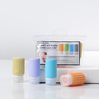 Bộ Chiết Mỹ Phẩm MIA The Travel Star BTL Silicone Travel Bottle - Chất Liệu Silicone Cao Cấp, An Toàn Cho Mỹ Phẩm