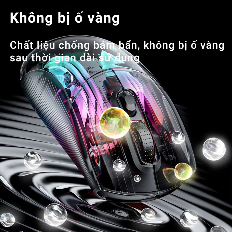 Chuột máy tính AULA SC630 - 3 Mode kết nối LED RGB - Vỏ trong suốt cực đẹp mắt - Chính hãng AULA | BigBuy360 - bigbuy360.vn