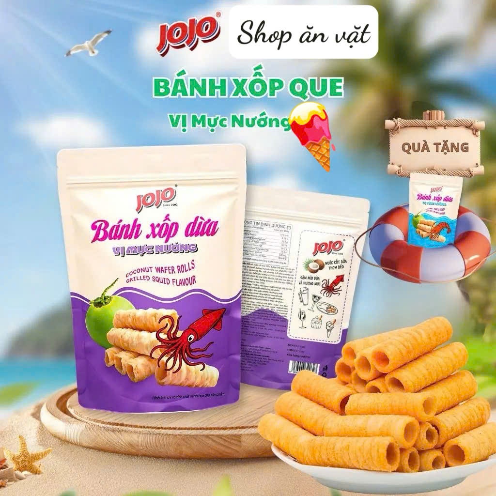 1 Thùng Bánh Xốp Ống 24 hộp Mix nhiều vị JoJo 115g - Bánh Ống Xốp - Bánh xốp ăn dặm cho bé - Ống xốp
