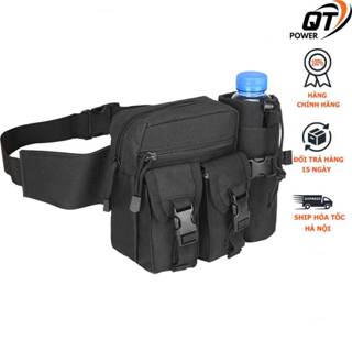 Túi đeo bụng tiện lợi QT Power chống nước đa chức năng cho nam dùng đi chơi, đi phượt, tập thể thao