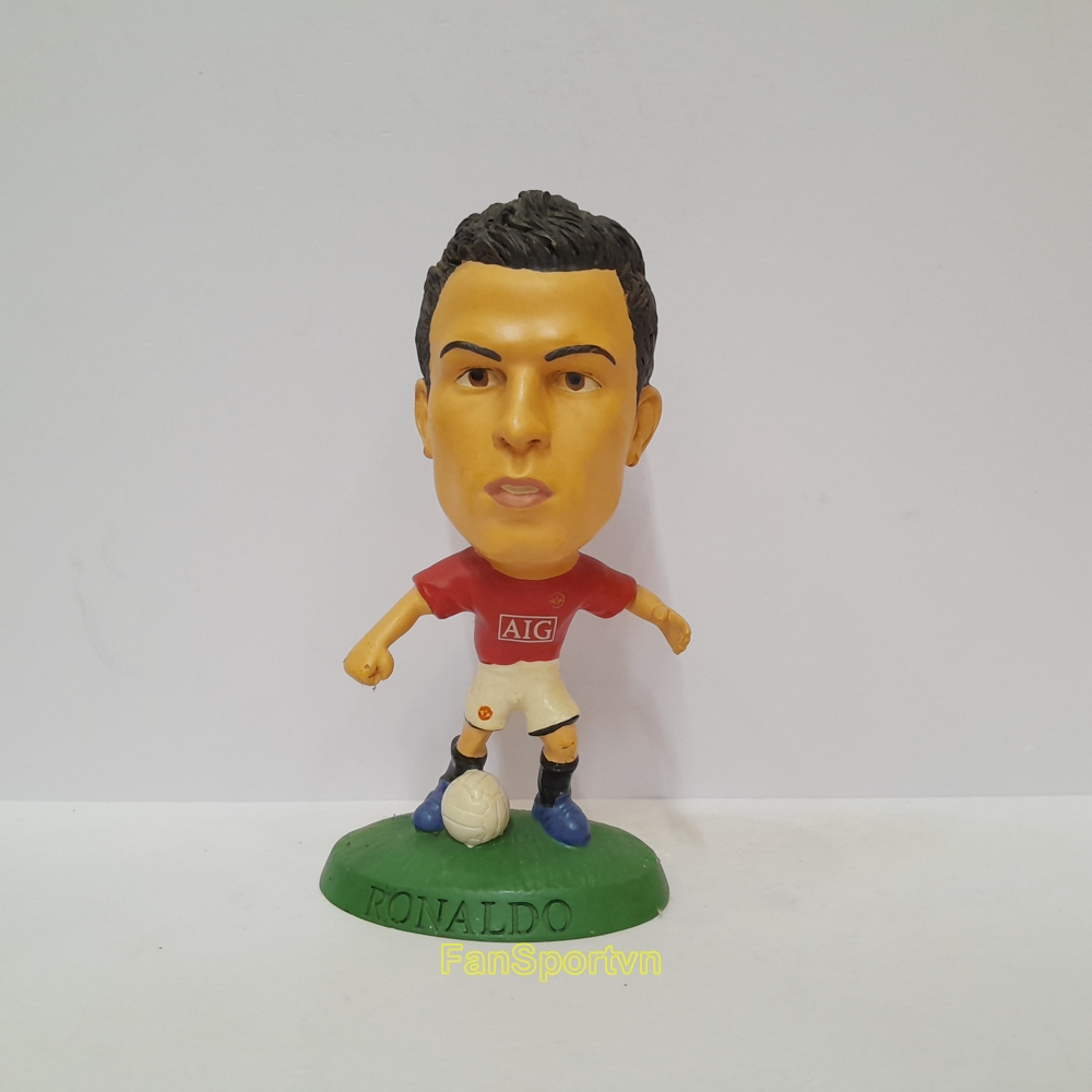 Mô hình tượng cầu thủ bóng đá Ronaldo 7 ManUtd 2007 2008 2009 home prostras XL 052 corinthian kodoto