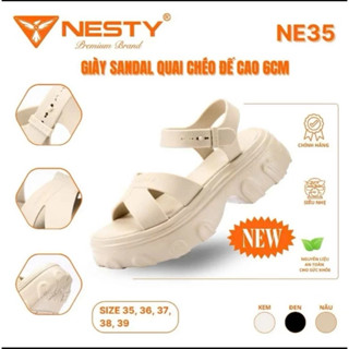  { Mã Dép NE35 } Dép SanDal Nữ Quai Hậu Cao Cấp Thời Trang Dễ Phối Đồ Thương Hiệu NESTY 