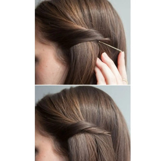 8 Xẹt Tăm , Xẹt Tóc Cố Định Tóc Bằng Kim Loại Dành Cho Nữ