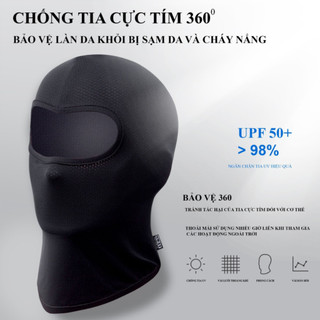 Khăn trùm đầu đi phượt SWAT, dáng Ninja, SWAT trùm kín đầu đi xe máy, du lịch che nắng - chống bụi