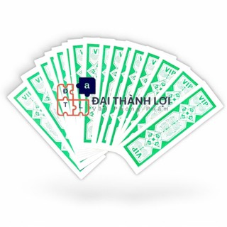Combo 30/50/100 Bộ bài tứ sắc cá sấu VIP Đỏ -Bài Tứ Sắc Crocodile PVC Nhựa Cao Cấp Loại