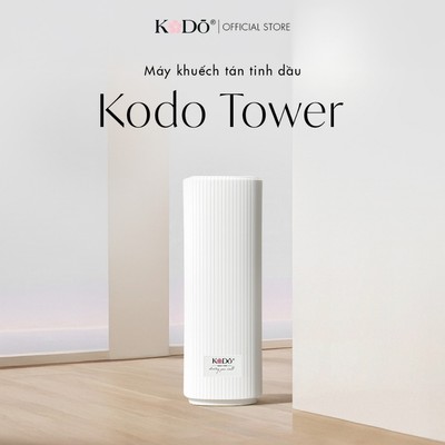 Máy Khuếch Tán Tinh Dầu Kodo Tower - Máy Xông Tinh Dầu Nguyên Chất - Điều Khiển Qua Điện Thoại - Diện Tích Từ 350m2