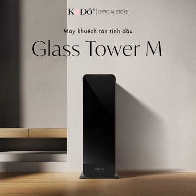 Máy Khuếch Tán Tinh Dầu Kodo Glass Tower M - Máy Xông Tinh Dầu Tạo Hương Thơm Sang Trọng Cho Không Gian Dưới 400m2