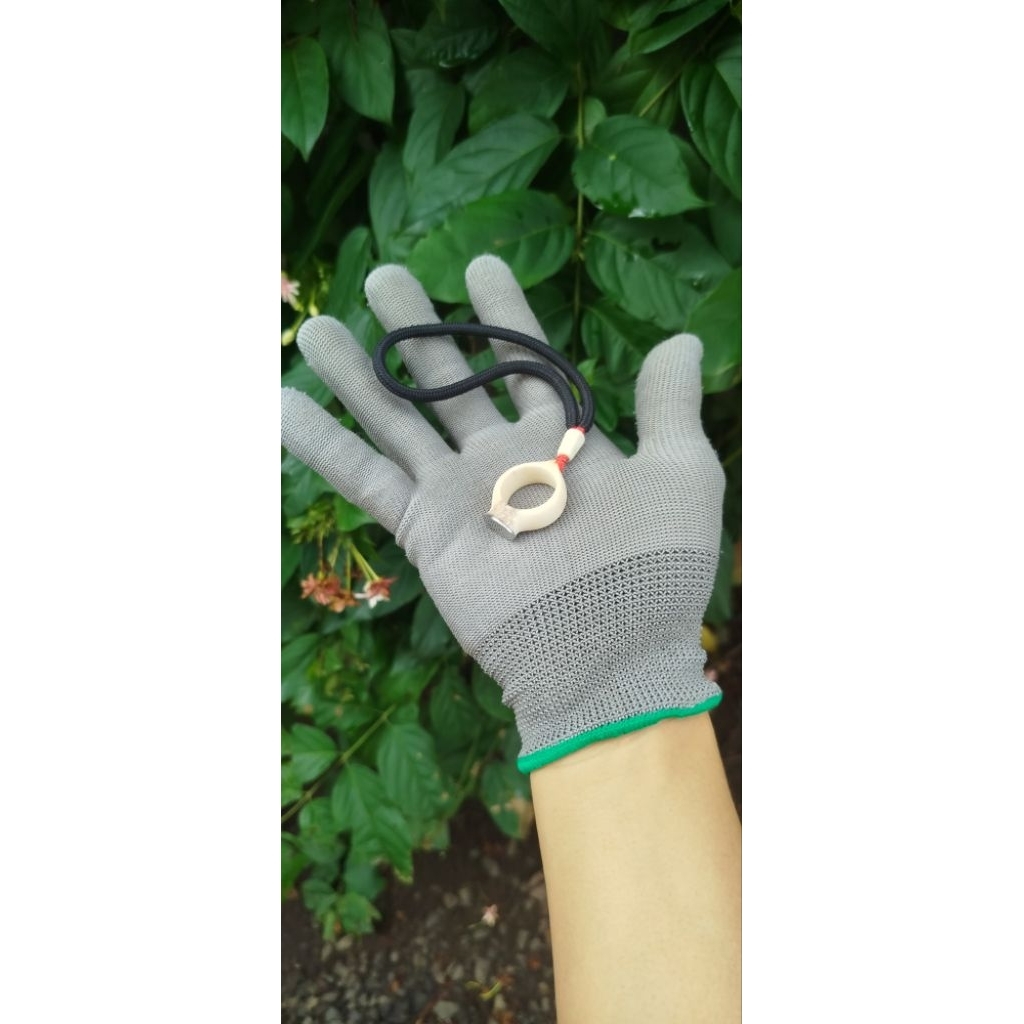 Nhẫn Ná Sừng - đầu inox - 2 size 18-20mm