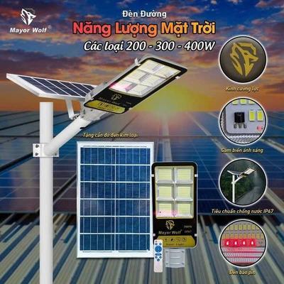 Đèn bàn chải năng lượng mặt trời Mayor Wolf 300W-3