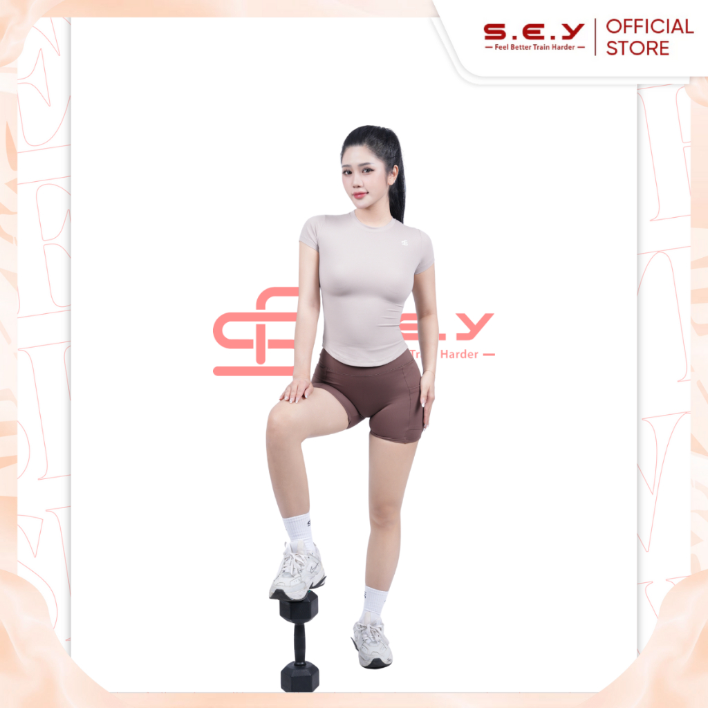Áo Tập Gym Nữ SEY SKIM SHIRT - Áo Thun, Áo Tập, Đồ Tập GYM Nữ, Co Dãn 4 Chiều, Thấm Hút Mồ Hôi | BigBuy360 - bigbuy360.vn
