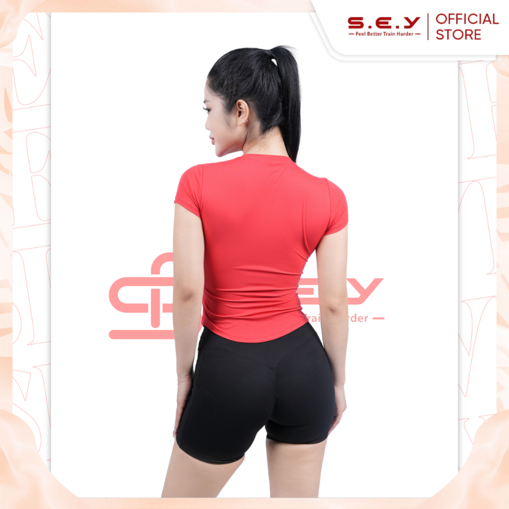 Áo Tập Gym Nữ SEY SKIM SHIRT - Áo Thun, Áo Tập, Đồ Tập GYM Nữ, Co Dãn 4 Chiều, Thấm Hút Mồ Hôi | BigBuy360 - bigbuy360.vn