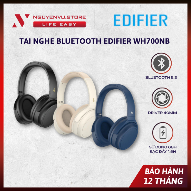 [CHÍNH HÃNG] Tai Nghe Bluetooth Edifier WH700NB - [FULL VAT]