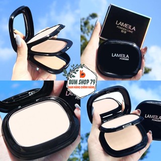  Phấn Phủ Kiềm Dầu Lameila Dạng Nén Hai Tầng Kiểm Soát Nhờn Phấn Nén Che Khuyết Điểm Kiềm Dầu Mịn Da 