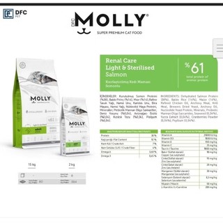  Hạt Mèo Molly Renal 15kg – Nhẹ Nhàng Cho Hệ Tiêu Hóa Mùi Vị Thơm Ngon Hỗ Trợ Mèo Triệt Sản 