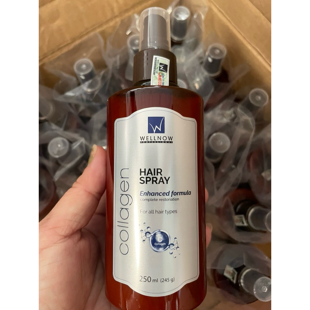  XỊT DƯỠNG TÓC COLAGEN WELLNOW THƠM VÀ MỀM MƯỢT 250ml 