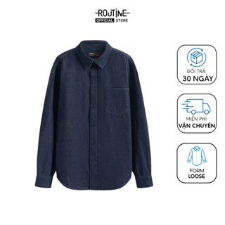 Áo Sơ Mi Denim Nam Form Loose - Routine 10F24DSH002R2