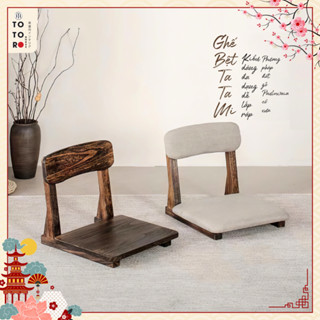 Ghế Bệt Tatami, Ghế Tựa Ngồi Bệt Kiểu Nhật Đơn Giản, Ghế Tựa Lưng TOTOROHOUSE