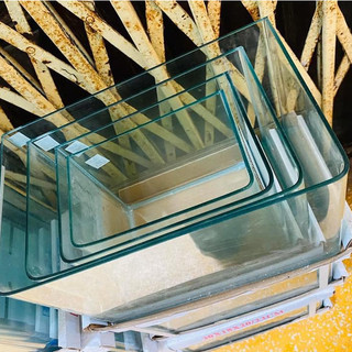Bể đúc mini 30x19x21cm - Bể cá mini có 2 góc bo, dễ vệ sinh, thiết kế nhỏ gọn, đẹp mắt