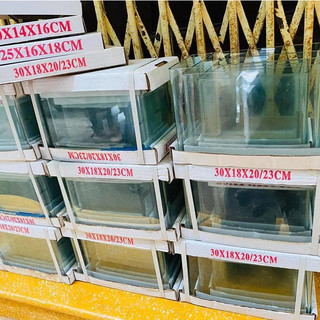 Bể đúc thường 50 - Bể kính nguyên khối, thích hợp nuôi cá cảnh, thủy sinh mini, kính dễ vệ sinh