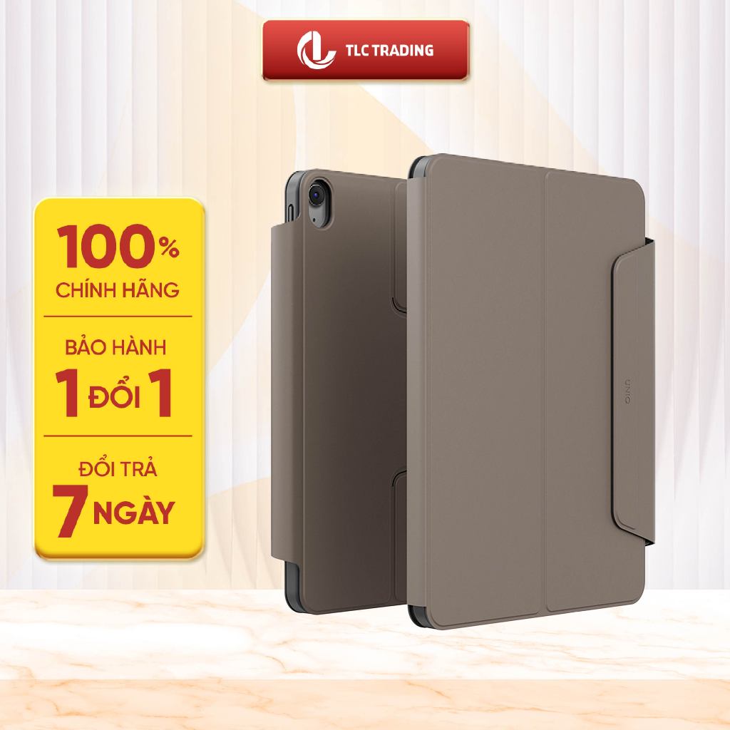 Bao da IPAD AIR 11'' (M2-M3) UNIQ ROVUS SNAPMOUNT - Hàng Chính Hãng