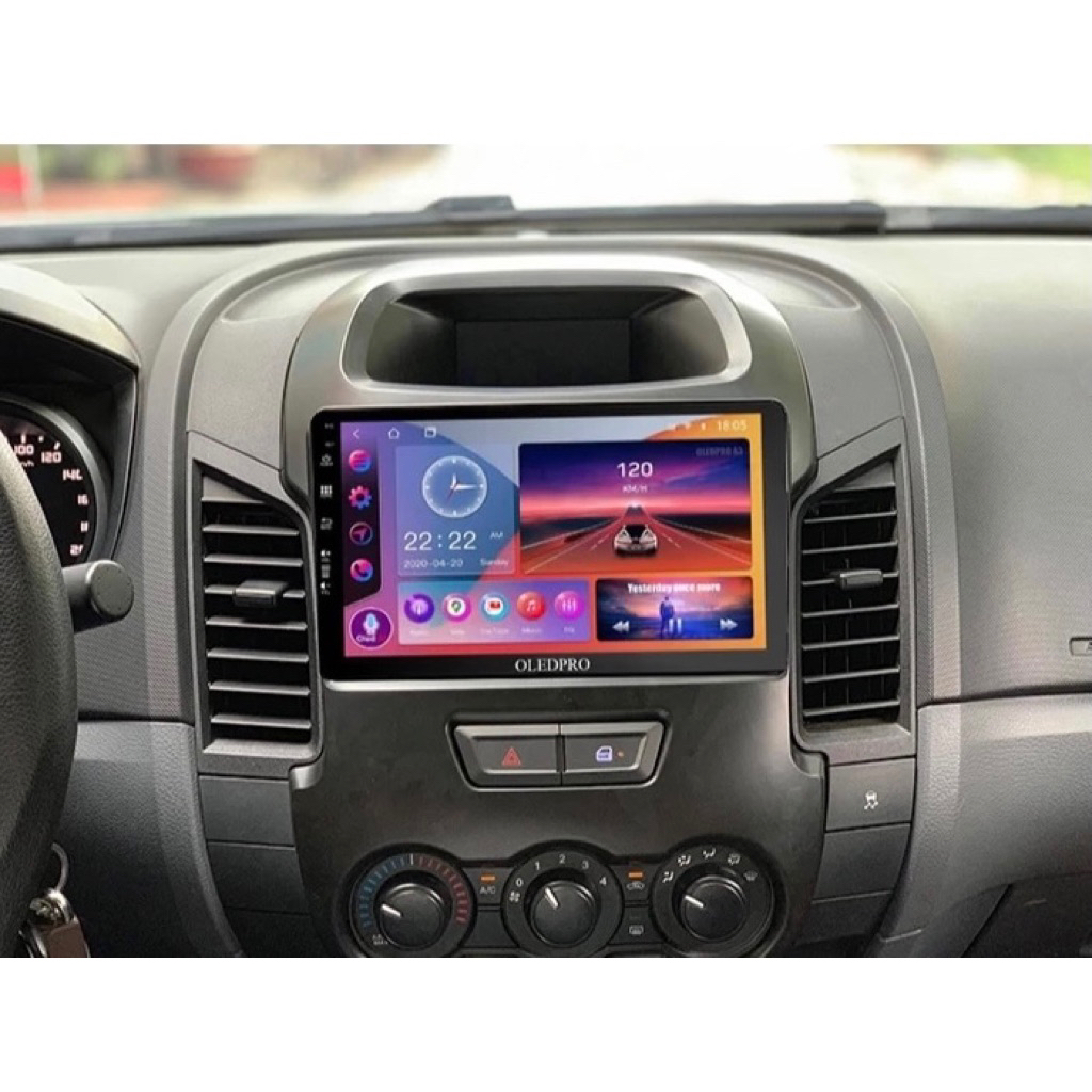dưỡng 9” ford ranger 2010/ 2017 lắp màn hình 9 inch Andrroid xe ô tô Ford ranger