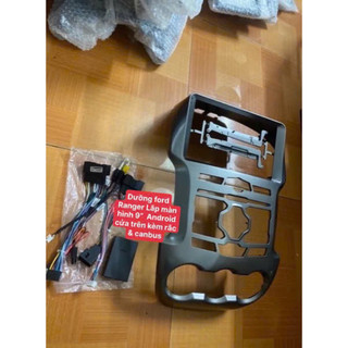 dưỡng 9” ford ranger 2010/ 2017 lắp màn hình 9 inch Andrroid xe ô tô Ford ranger