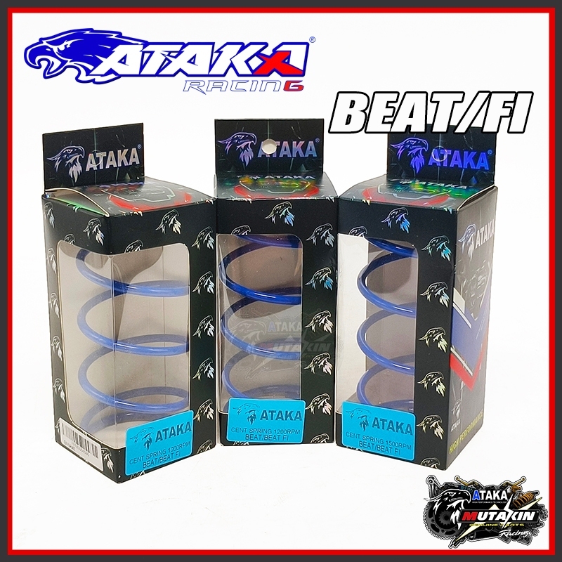 【LÒ XO LY HỢP ATAKA】Lò Xo Trụ Nồi Racing Độ Cứng Cao BEAT Carb/BEAT FI 1000rpm /1200rpm / 1500rpm